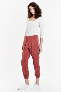 Sandy POTTERS CLAY High Rise Cargo Pants