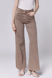 Fiona MINK HR Wide Leg Cutoff Jeans