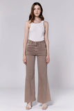 Fiona MINK HR Wide Leg Cutoff Jeans