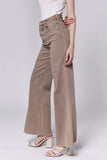 Fiona MINK HR Wide Leg Cutoff Jeans