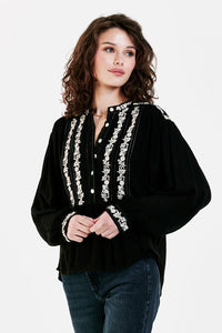 Shanti Embroidery Detail Top