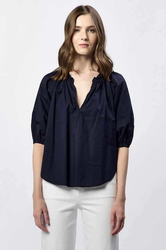 Costa 3/4 Sleeve Relaxed Fit Blouse