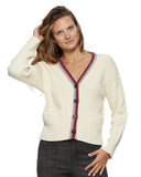Waverly Tri-Color Tipped Cardigan