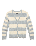 Ansley Striped V Neck Cardigan