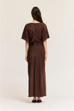 Ruched Waist Bias Dress