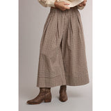 Jane Gingham Wide Leg Pants