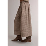 Jane Gingham Wide Leg Pants
