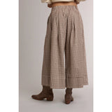 Jane Gingham Wide Leg Pants