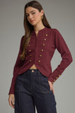 Gia Decorative Button Zip Jacket
