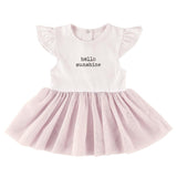 Slogan Snapshirt Tutu Dress