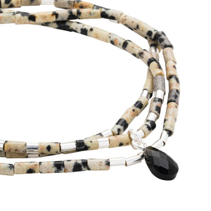 Teardrop Stone Wrap Bracelet/Necklace
