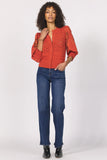 Ankara Lace Sleeve Knit Sweater