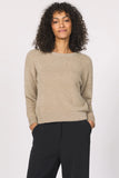 Jaylani Drop Shoulder Metallic Sweater