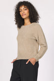 Jaylani Drop Shoulder Metallic Sweater