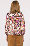 Akira Cascade Print Top