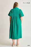 Christie Smocked Yoke Midi Dress