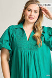 Christie Smocked Yoke Midi Dress