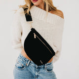 Westlyn Suede Woven Bum Bag