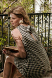 Christie Gingham Tie Back Dress