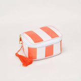 Caroline Stripe Travel Jewelry Case