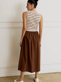 Darby Sleeveless Knit & Woven Dress