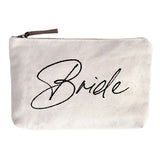 Canvas Sentiment Zip Pouch