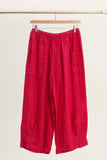 Wide Leg Linen Trousers