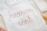 Heaven Sent Baby Girl Romper