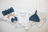 Heaven Sent Baby Boy Romper