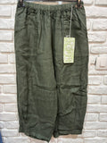 Wide Leg Linen Trousers