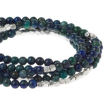 Azurite & Silver Stone Wrap