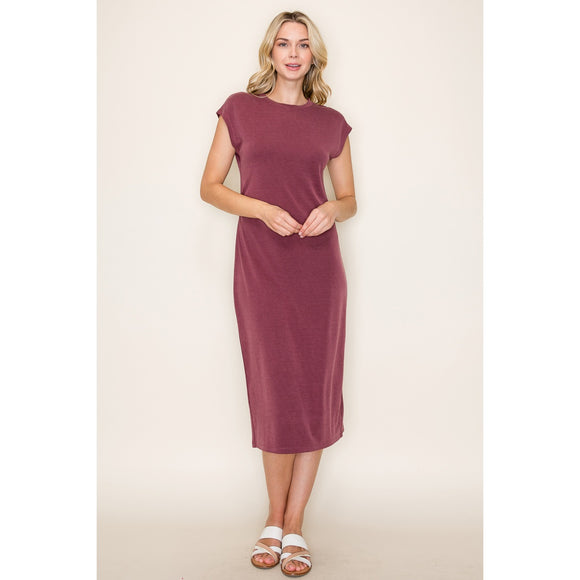 Dakota Short Sleeve Jersey Midi Dress