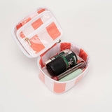 Caroline Stripe Travel Jewelry Case