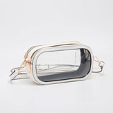 Double Zipper Oval Stadium Bag