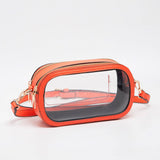 Double Zipper Oval Stadium Bag