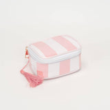Caroline Stripe Travel Jewelry Case