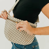 Westlyn Woven Checkered Bum Bag