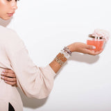 White Lava & Mixed Metal Stone Wrap