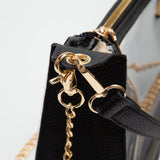 Marilyn Clear Satchel w/ Chain Strap