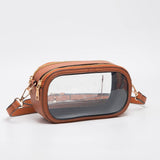 Double Zipper Oval Stadium Bag