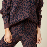 Marshmallow Leopard Print Lounge Set