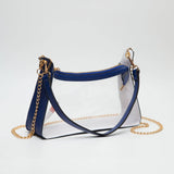 Marilyn Clear Satchel w/ Chain Strap
