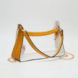 Marilyn Clear Satchel w/ Chain Strap