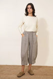 Wide Leg Linen Trousers