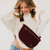 Westlyn Suede Woven Bum Bag