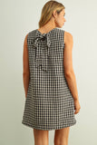Christie Gingham Tie Back Dress