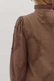 Parker Embroidered Applique Button Down
