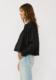 Felicity Pintuck Button Down Blouse