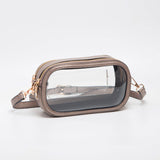 Double Zipper Oval Stadium Bag