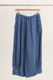 Wide Leg Linen Trousers